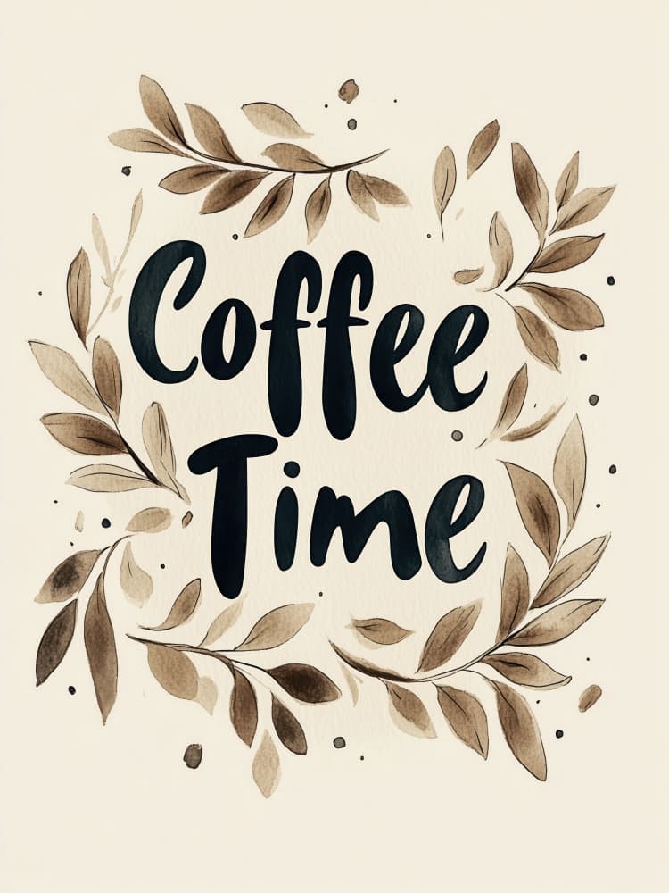 Caffeine Delight by Treechild — canvas wall art