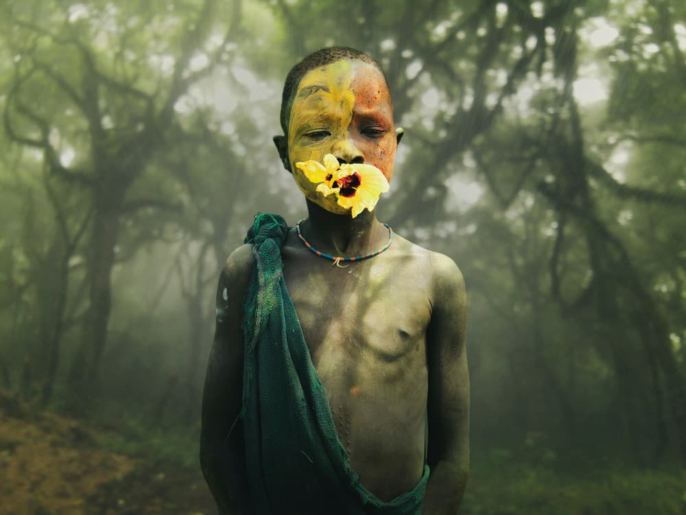 Painted Boy Flower by Svetlin Yosifov — canvas wall art