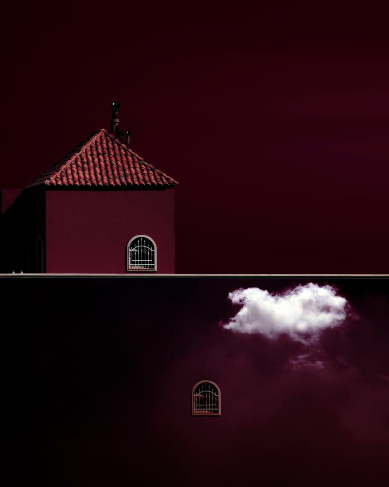 Red House Dream Cloud by Ibrahim Nabeel — canvas wall art