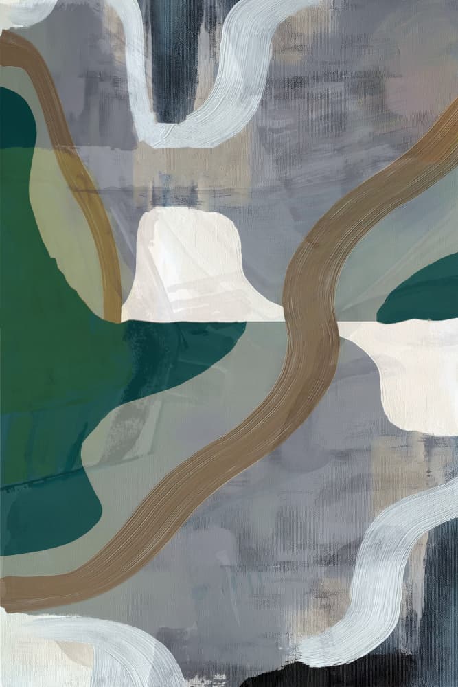 Calm Organic Flow by cartissi — canvas wall art