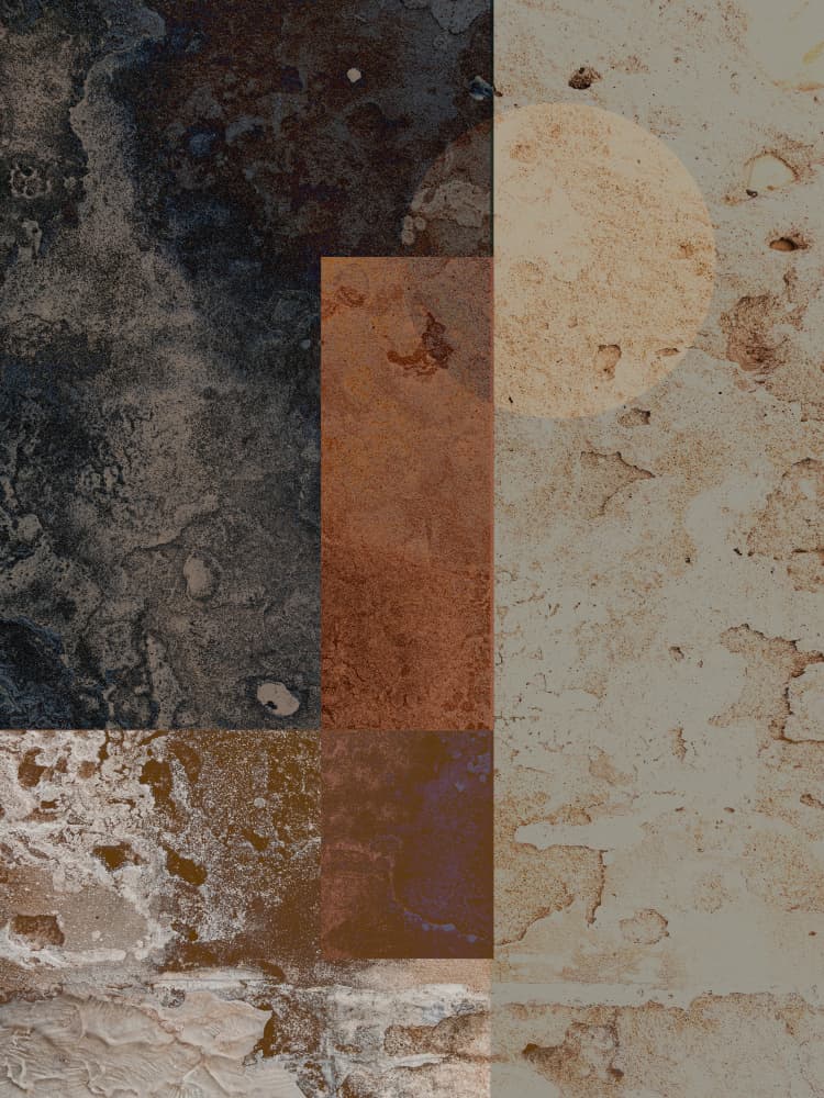 Weathered Wall Grid by Imaginative — canvas wall art