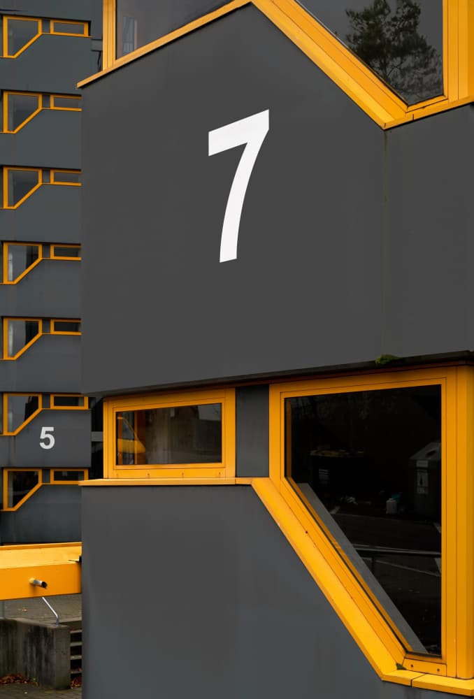 Modern Seven Facade by FranzStaab — canvas wall art