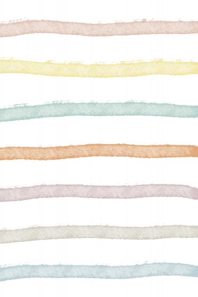 Pastel Horizon Lines by uplusmestudio — canvas wall art