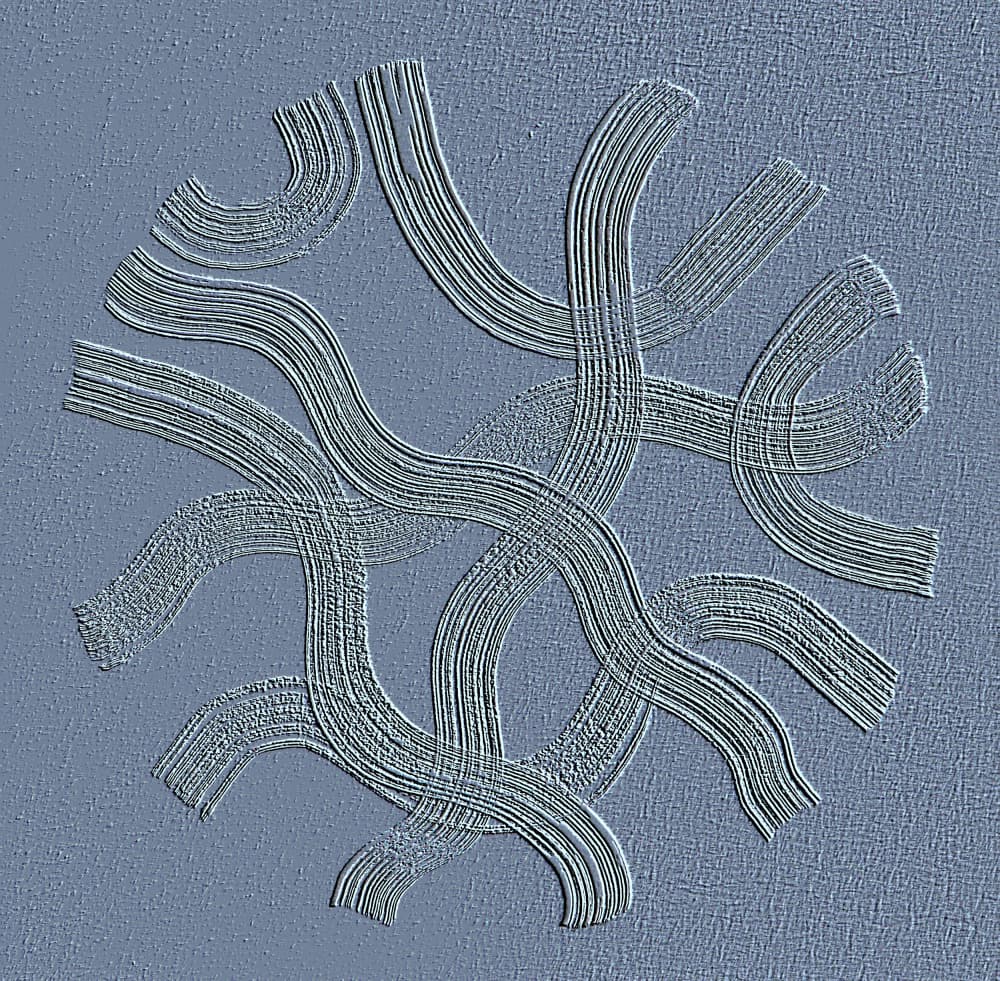 Flowing Abstract Design by Santhosh ch — canvas wall art