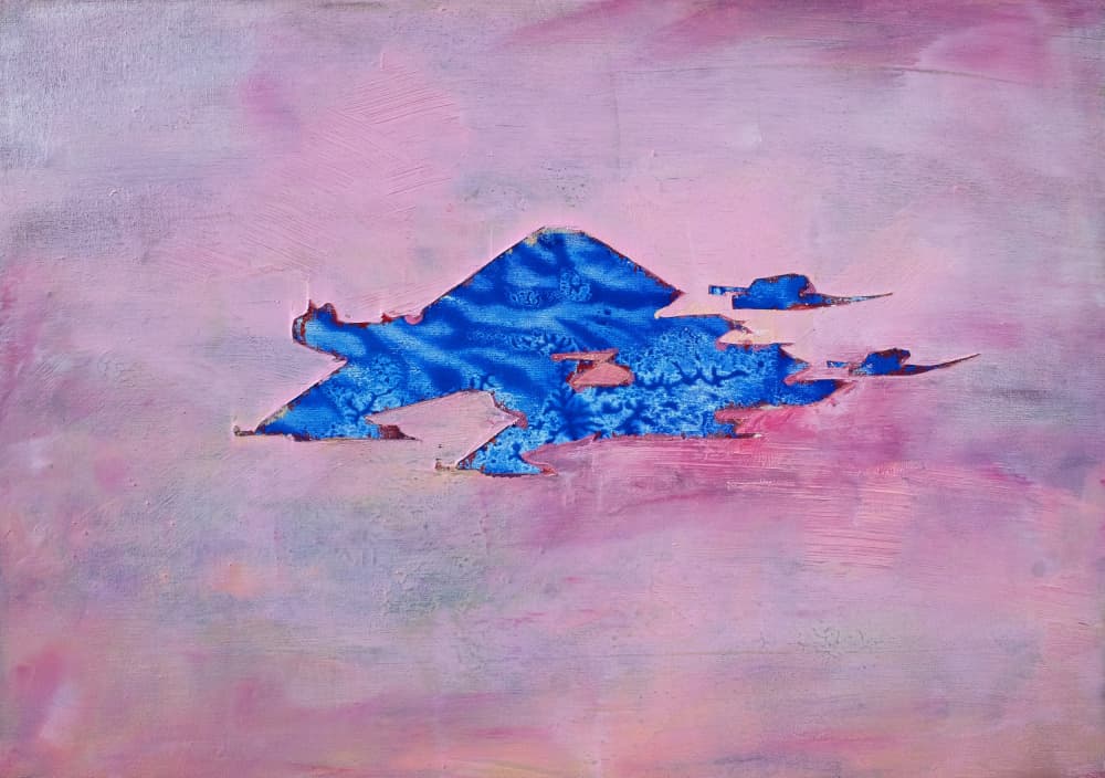 Blue Mountain Dream by Joshua Hoskins — canvas wall art