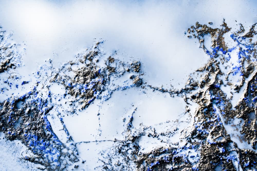 Contemporary Art - Maya Blue Bliss by Petra Meikle de Vlas — canvas wall art