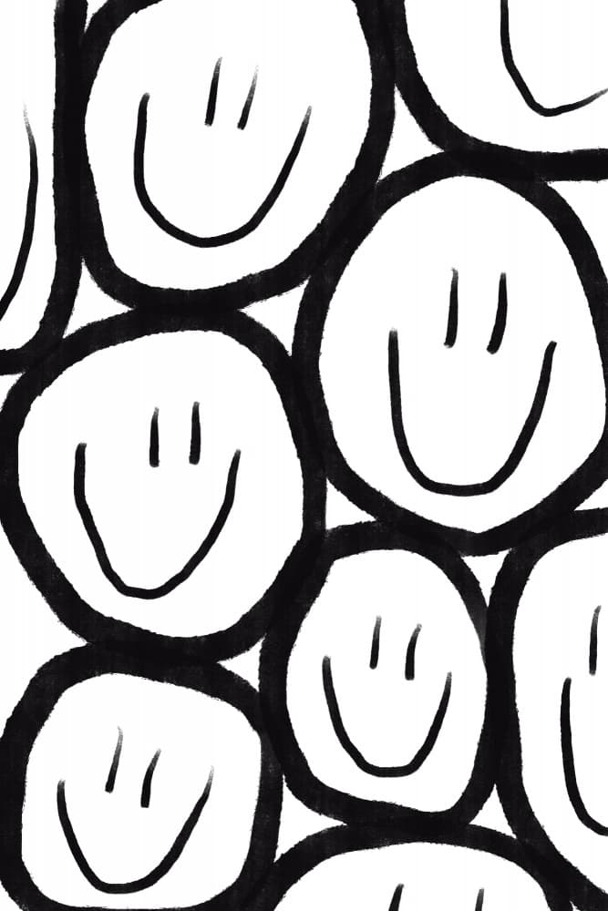 Many Smiling Faces by uplusmestudio — canvas wall art