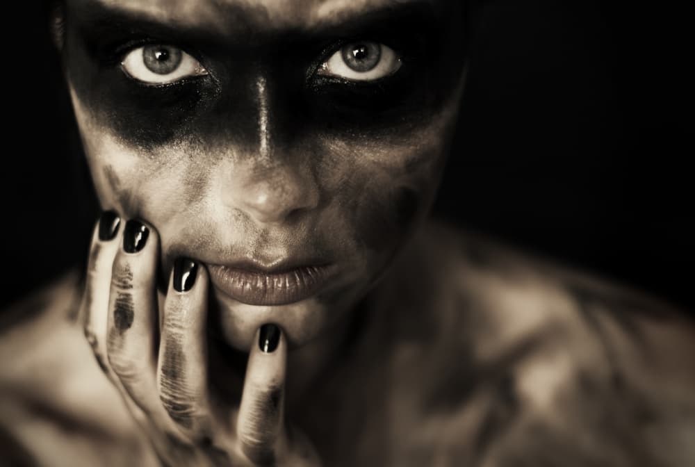 Intense Warrior Woman by Bart Peeters — canvas wall art