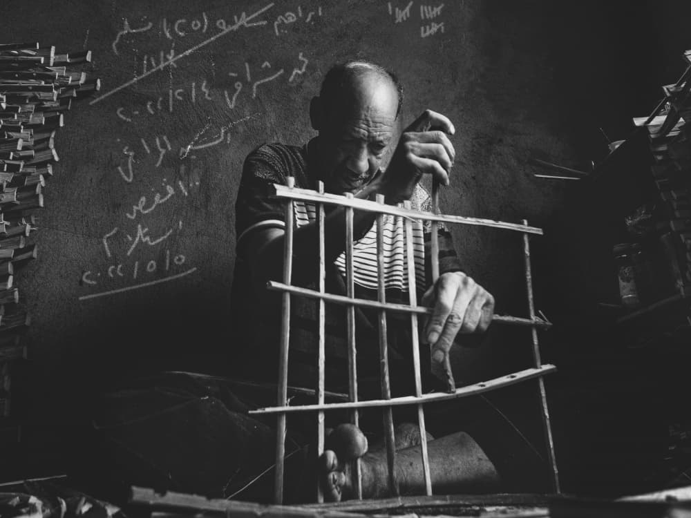 Artisan At Work by Hesham Ragab — canvas wall art