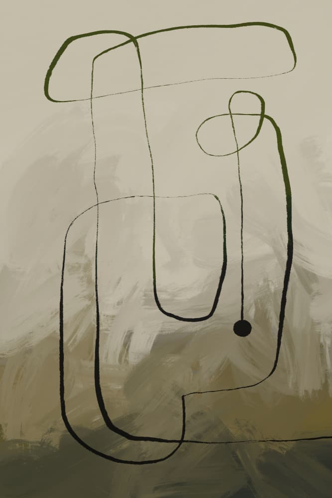 Flowing Curves by Treechild — canvas wall art