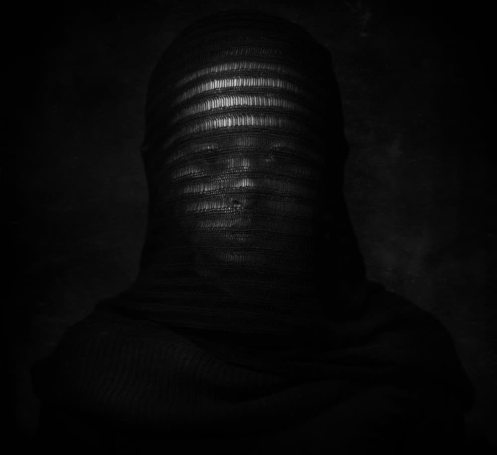 Veiled Dark Portrait by Hari Sulistiawan — canvas wall art