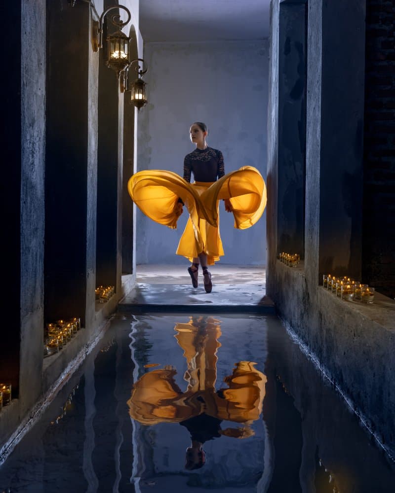 Ethereal Woman Reflection by Lisdiyanto Suhardjo — canvas wall art