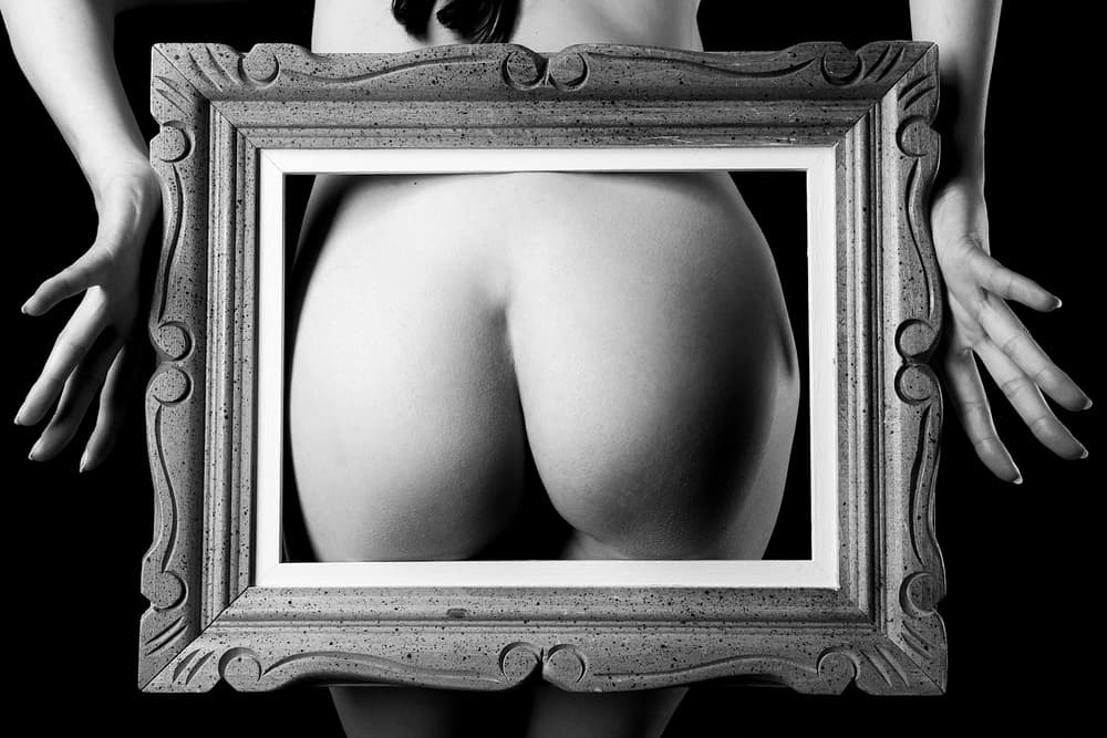 Framed Nude Figure by David McCracken — canvas wall art