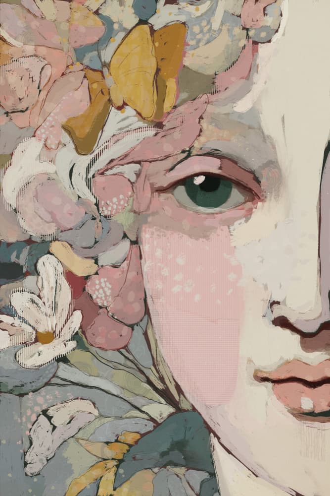 Floral Reverie No 07 by Treechild — canvas wall art