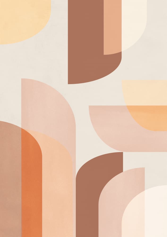 Retro Geometric by Kathrin Pienaar — canvas wall art