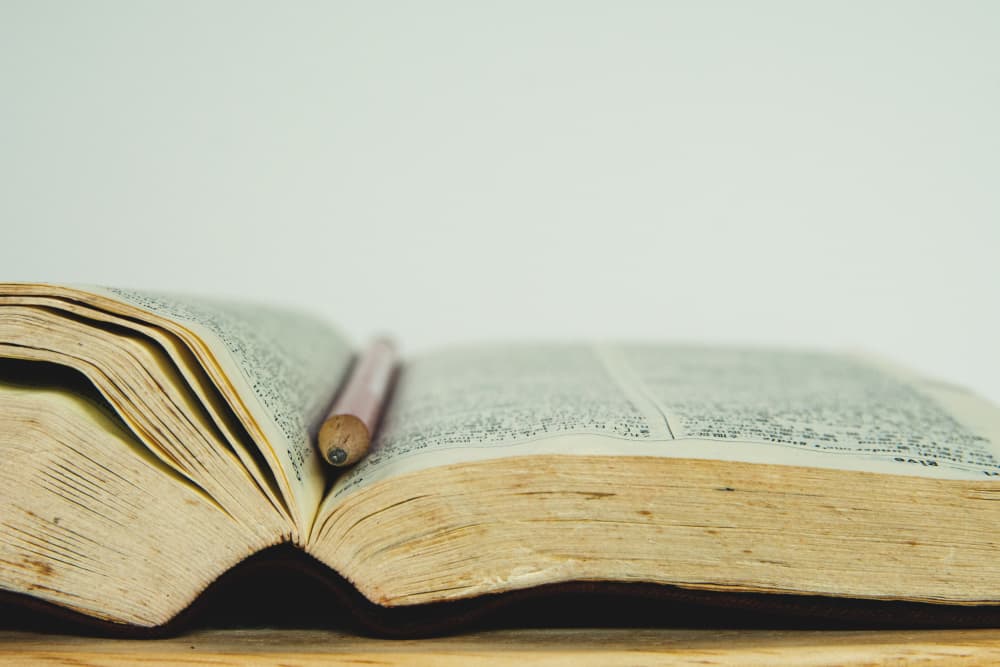 Open Book and Pencil by Tetsuji Fujino — canvas wall art
