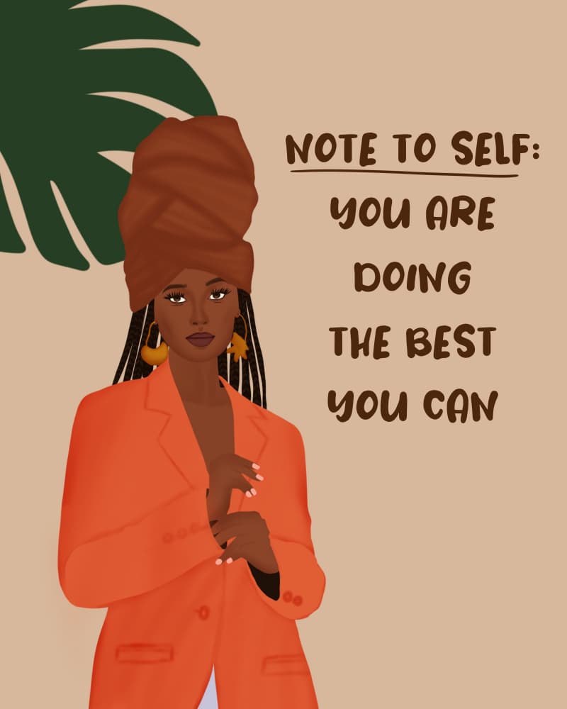 Best You Can by Carelle N'guessan — canvas wall art