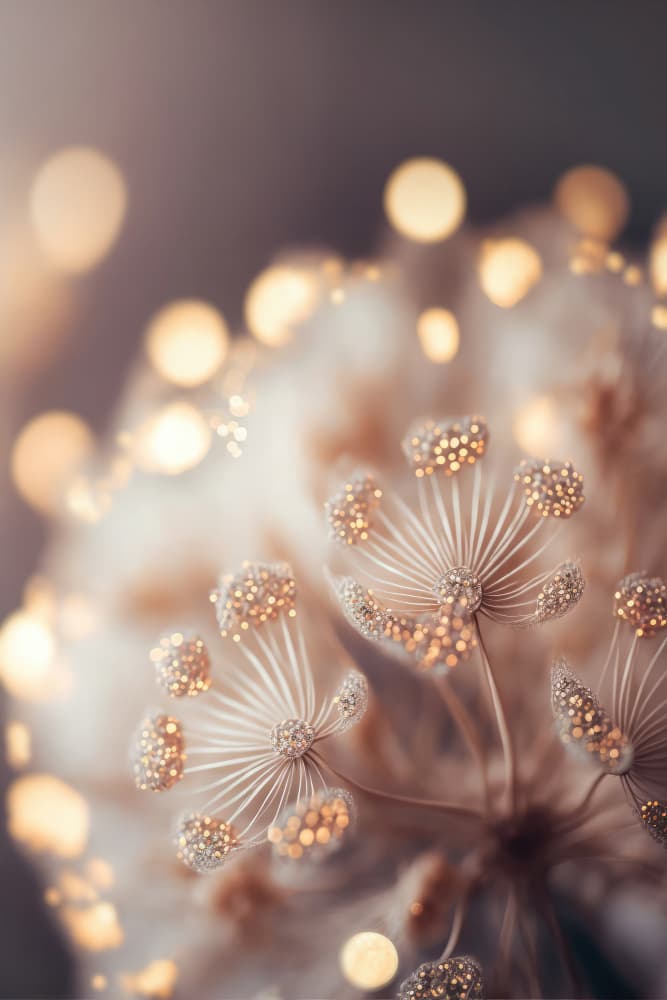 Glowing Dandelion Dream by Treechild — canvas wall art