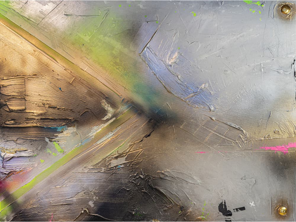 Abstract Textured Lines by Anete Purina-Purite — canvas wall art