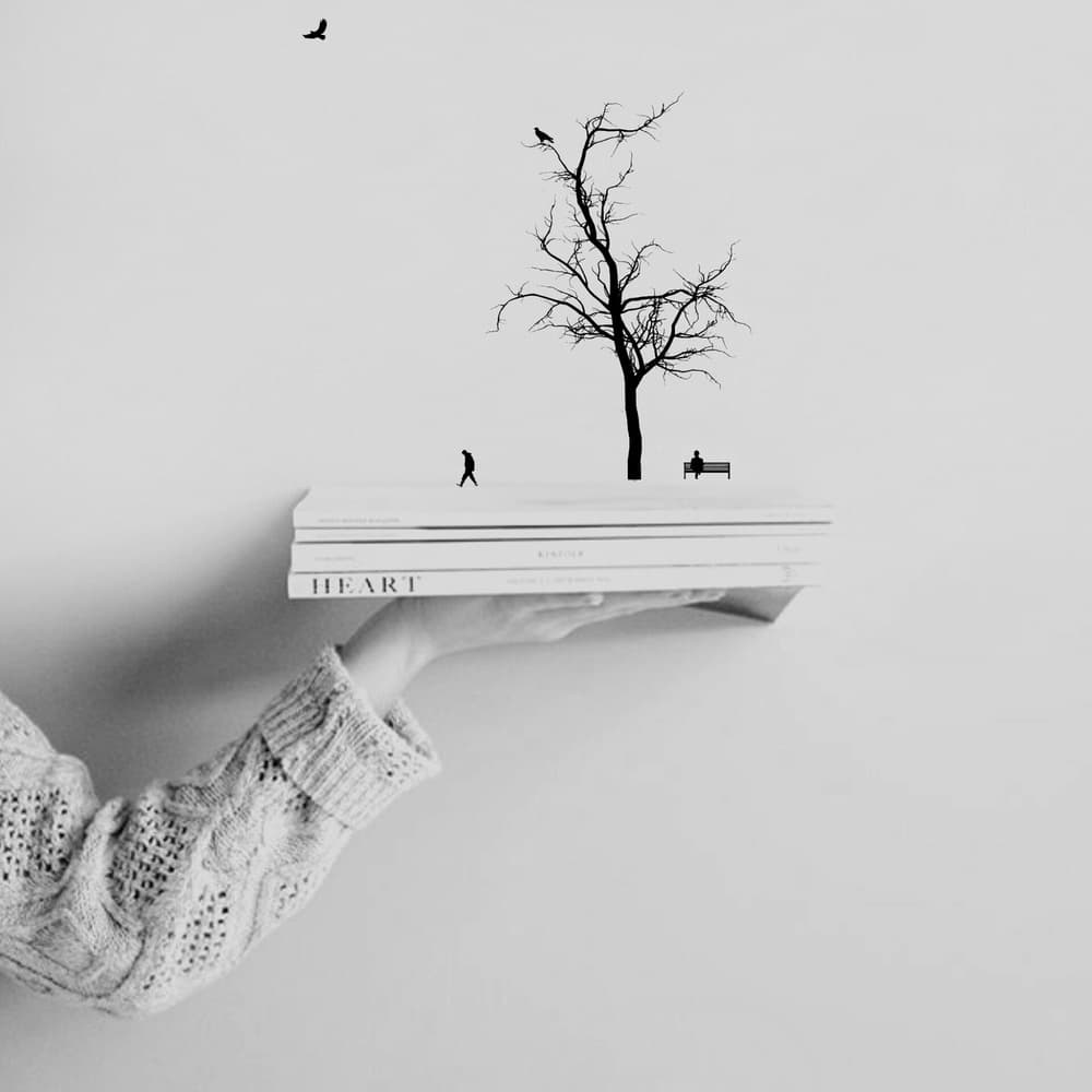 Imagination on Books by Hadi Malijani (Malenjani) — canvas wall art