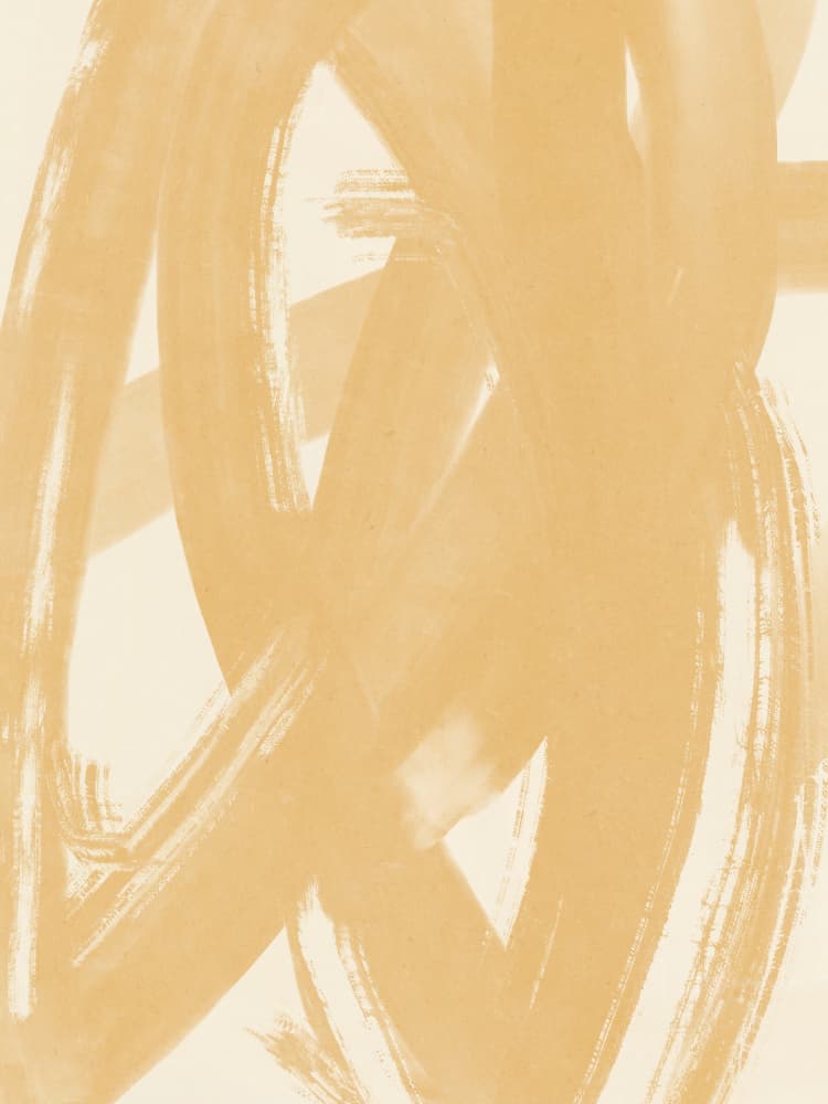 Modern Beige Abstract by Little Dean — canvas wall art