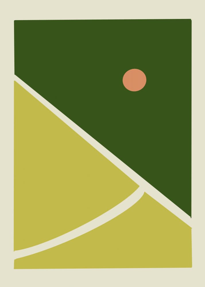 Tenniscourt by Treechild — canvas wall art