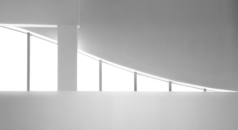 Modern Architectural Curves by Anna Niemiec — canvas wall art