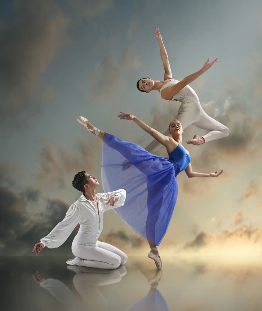 Ethereal Ballet Dance by DDiArte — canvas wall art