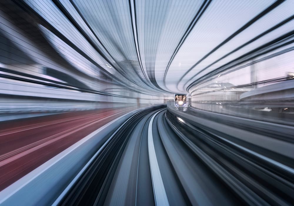 Dynamic Subway Motion by Shuchuan Liu — canvas wall art
