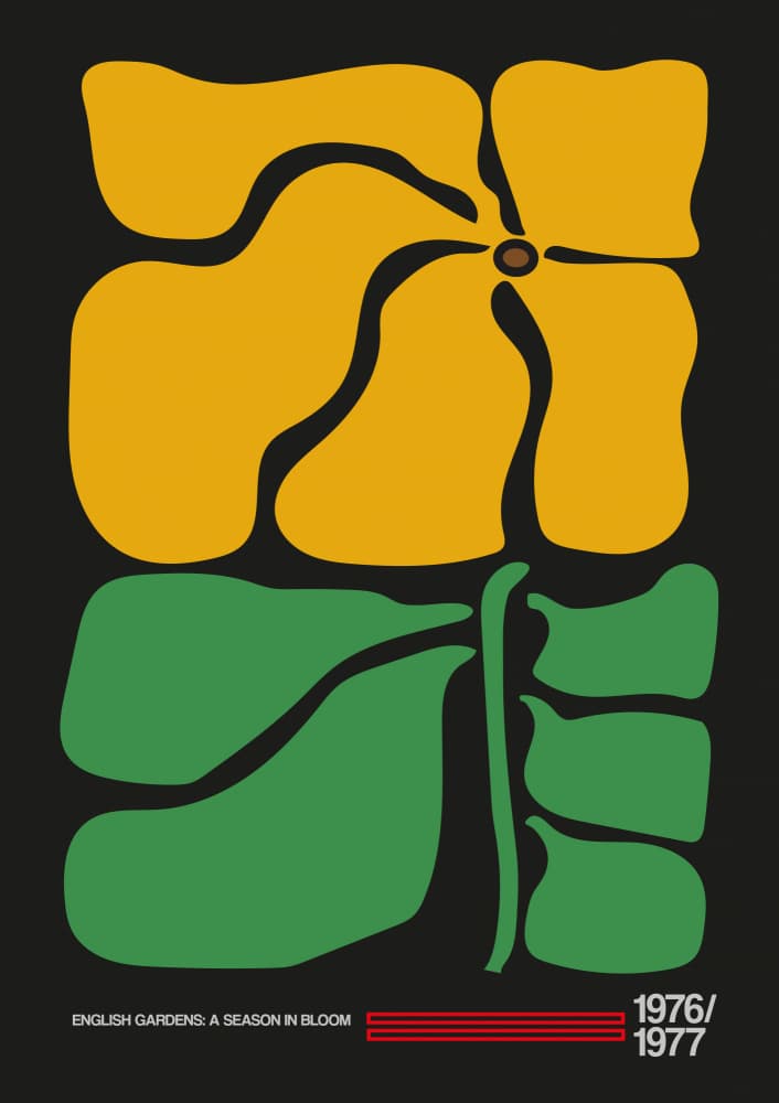 Stylized Yellow Bloom by Frances Collett — canvas wall art
