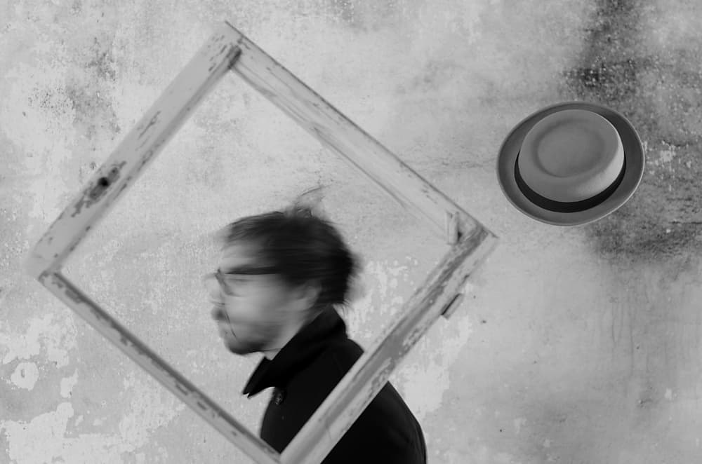 Man Framed in Motion by Svetislav Cvetkovic — canvas wall art
