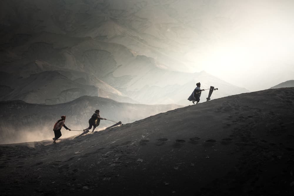Uphill Mountain Journey by Prianto Puji Anggriawan — canvas wall art
