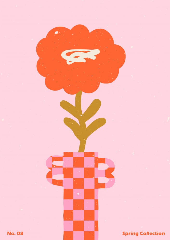 Spring Flower #08 by NKTN — canvas wall art