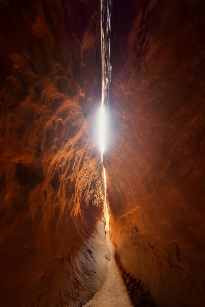 Slot Canyon Light Ray by John Fan — canvas wall art