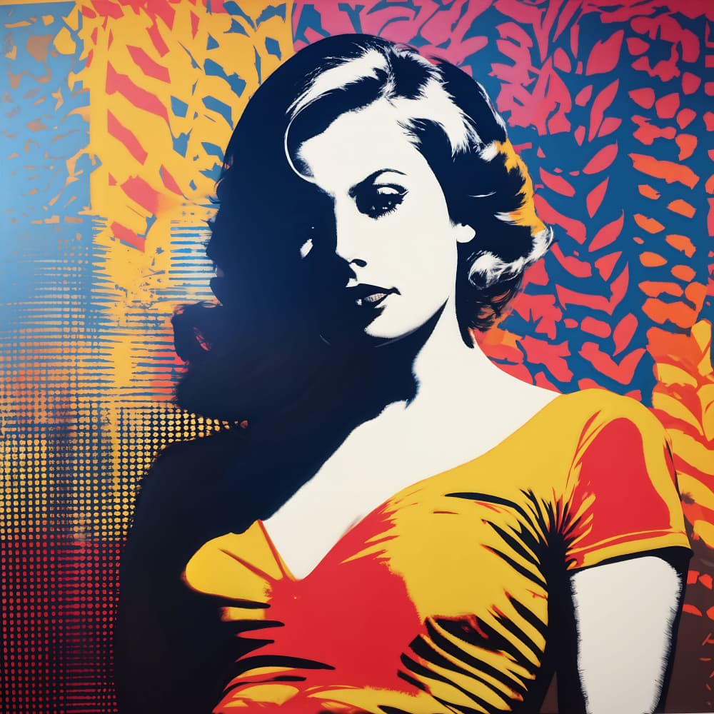 Vibrant Pop Art Woman by Cicero Spin — canvas wall art