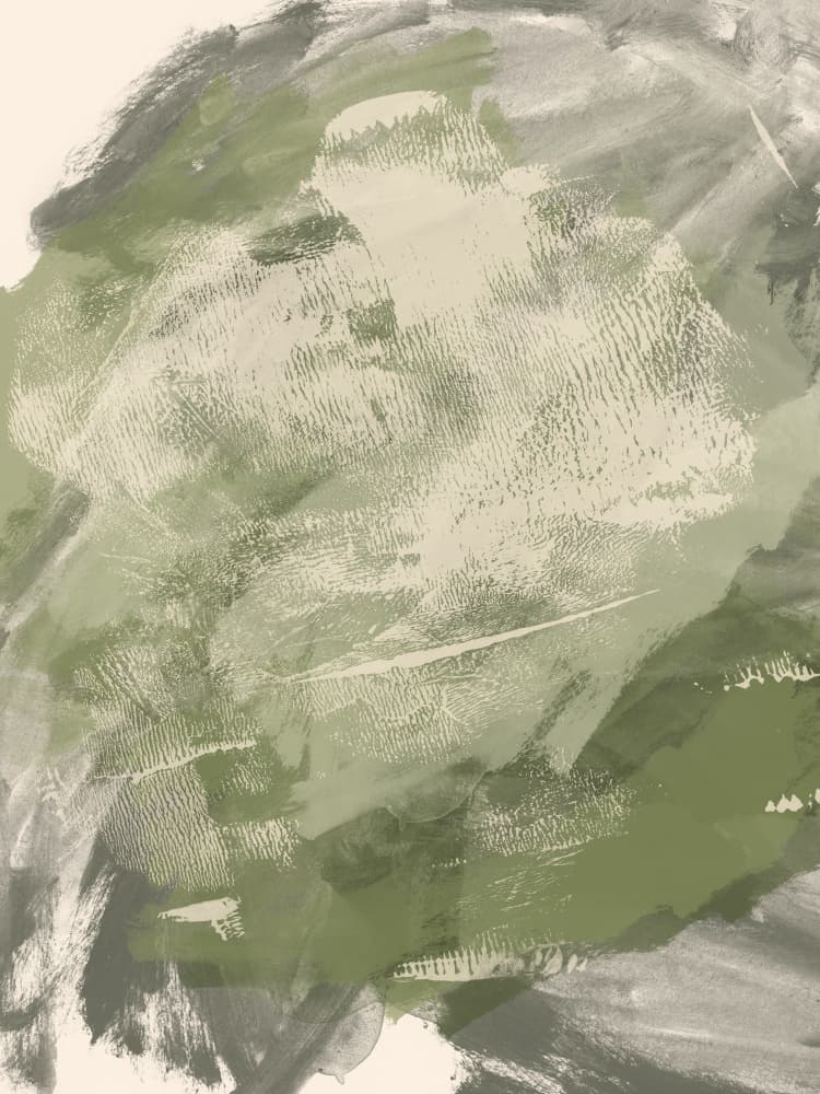 Textured Abstract Greens by Dina Dankers — canvas wall art