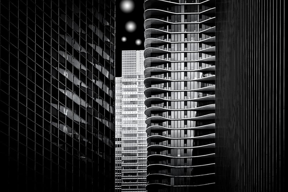 Urban Architectural Waves by Roland Weber — canvas wall art