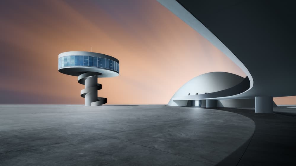 Futuristic Urban Architecture by Juan López Ruiz — canvas wall art