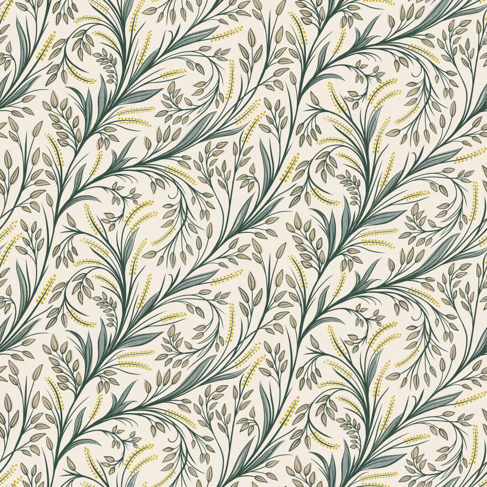 Elegant Green Foliage by Alexandra Weise — canvas wall art