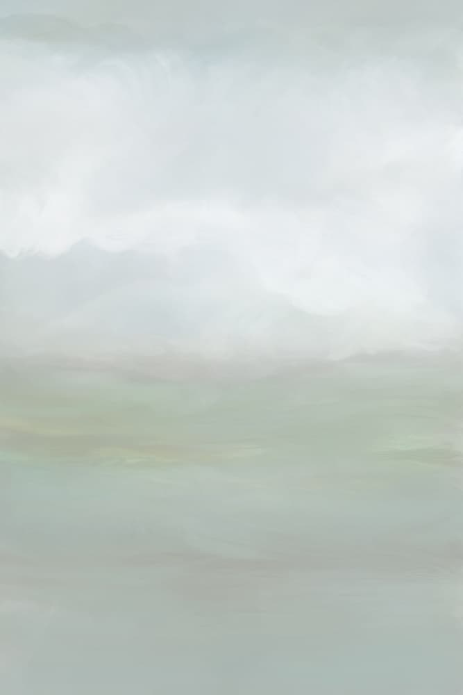 Misty Serene Landscape by cartissi — canvas wall art