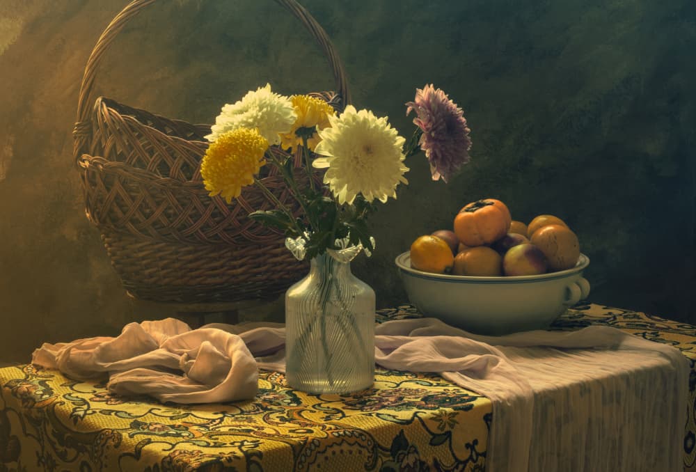 Rustic Autumn Still Life by UstinaGreen — canvas wall art