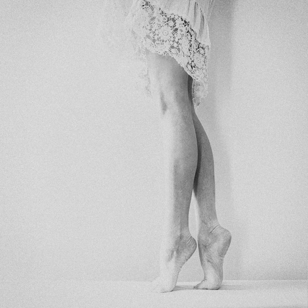 Graceful Ballet Pose by Ton Dirven — canvas wall art