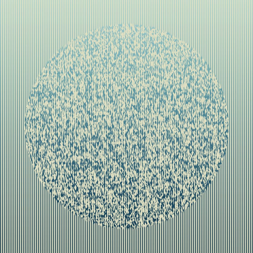 Textured Gradient Oval by Angelo Cerantola — canvas wall art