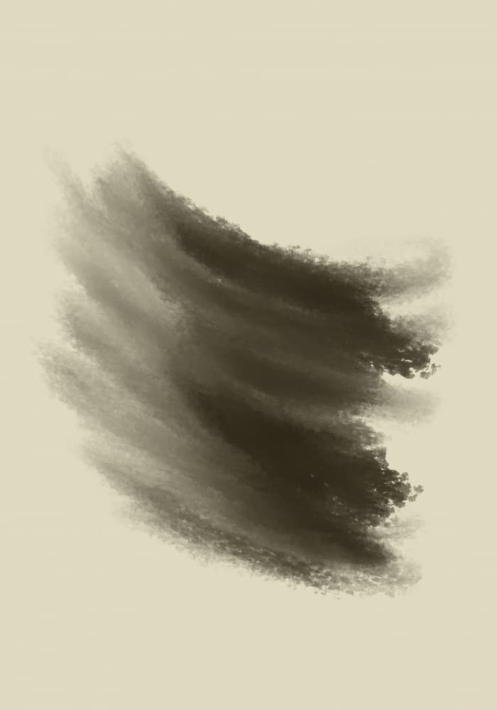Dark Abstract Flow by Cesare Bellassai Art — canvas wall art