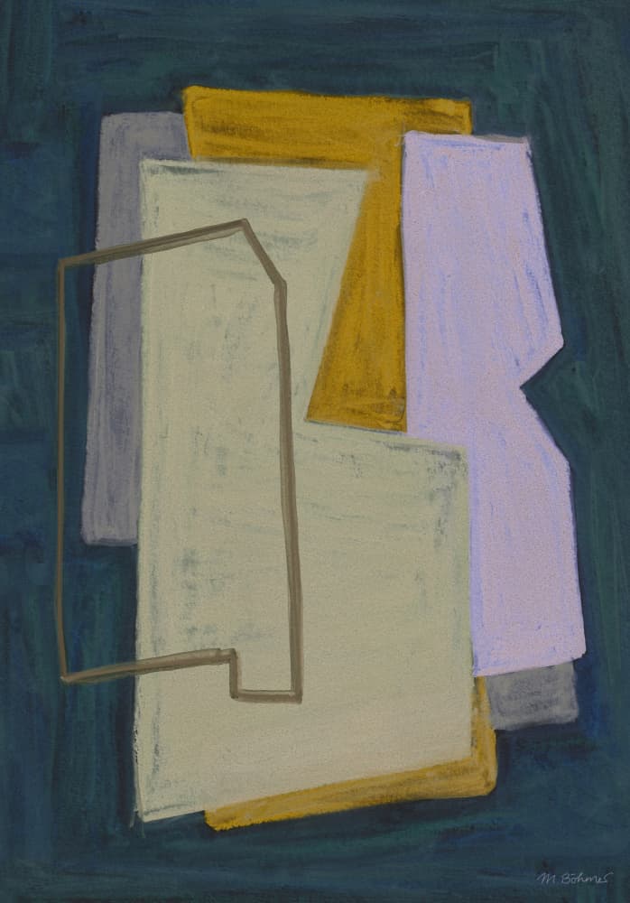 Chalk and Shapes 1 by Mareike Böhmer — canvas wall art