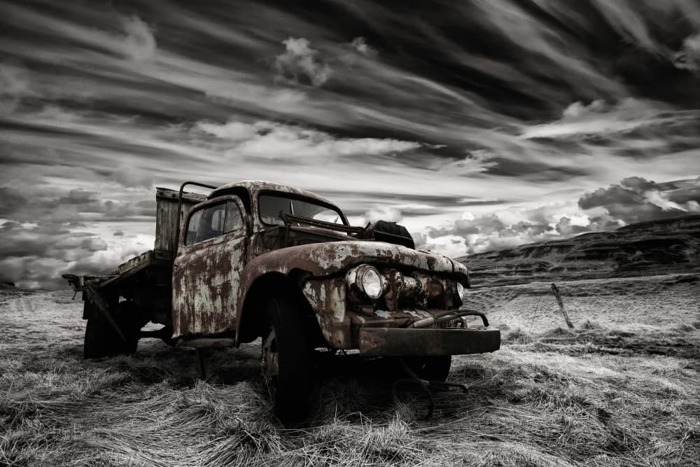 Rusty Old Truck by Þorsteinn H. Ingibergsson — canvas wall art