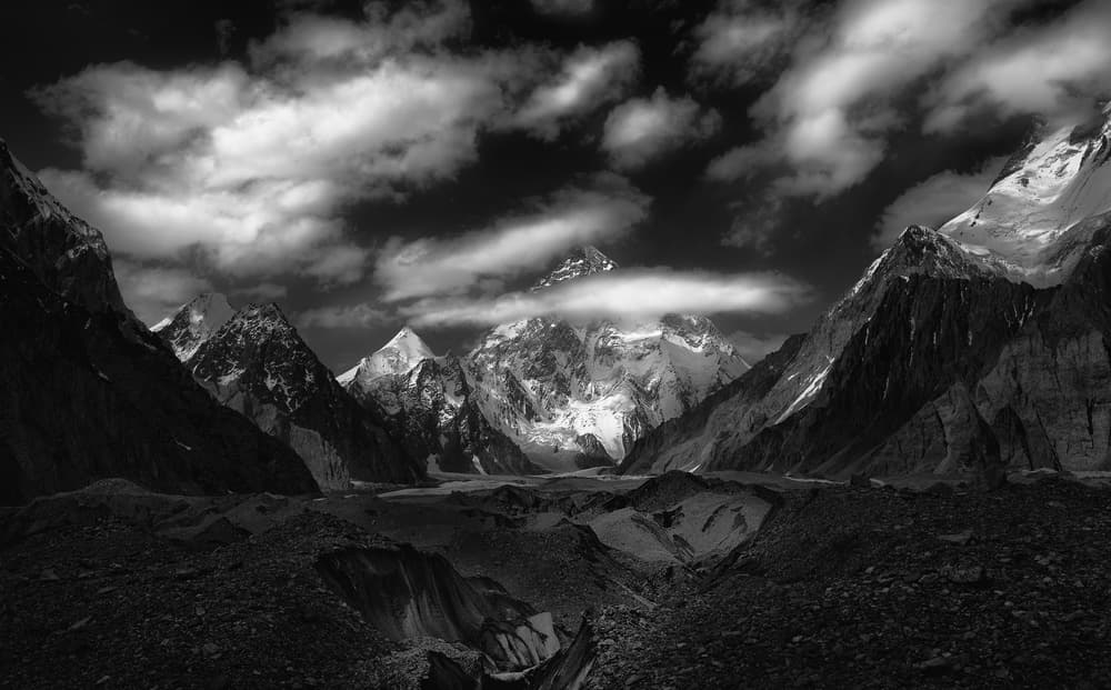 Dramatic Alpine Landscape by FEI SHI — canvas wall art