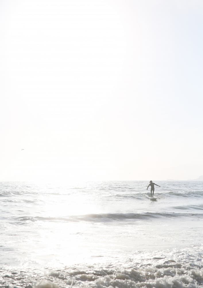 Surfing the Horizon by Shot by Clint — canvas wall art