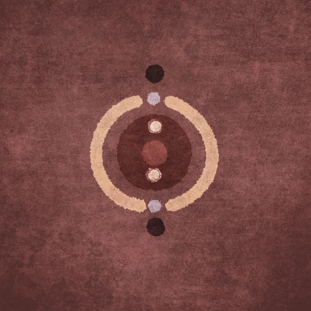 Celestial Orbit Design by Emel Tunaboylu — canvas wall art