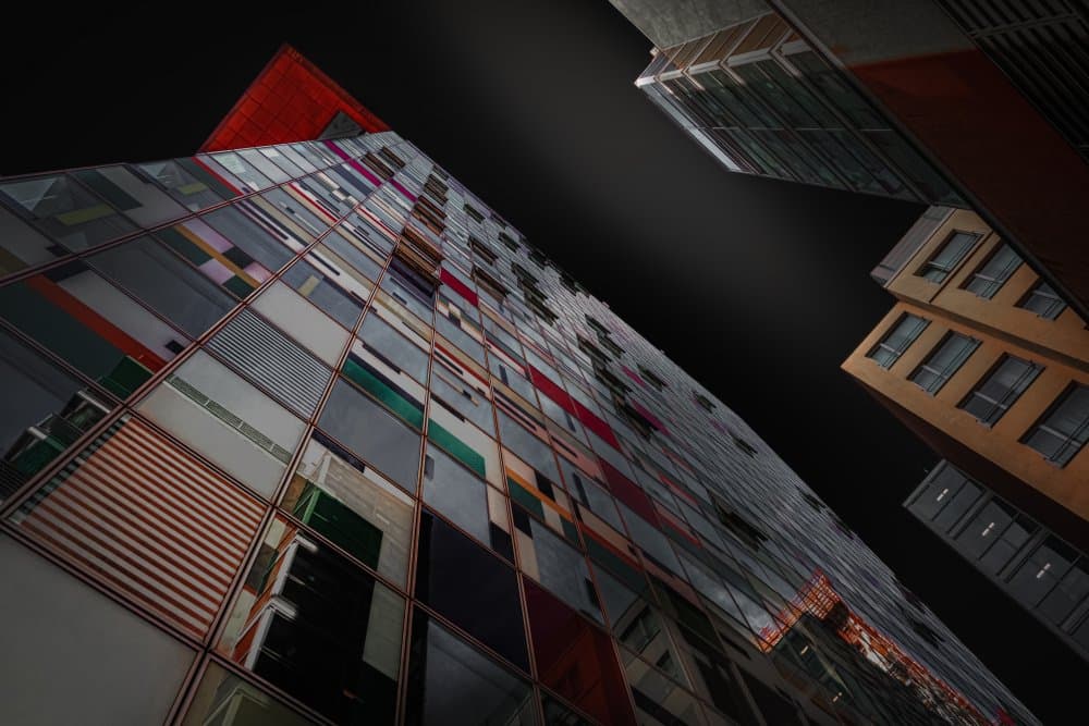 Vibrant Urban Architecture by Stephan Rückert — canvas wall art